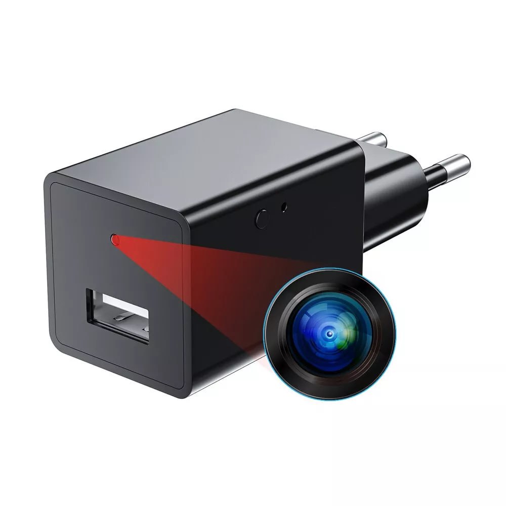 Cameră încărcător USB — FullHD, discretă