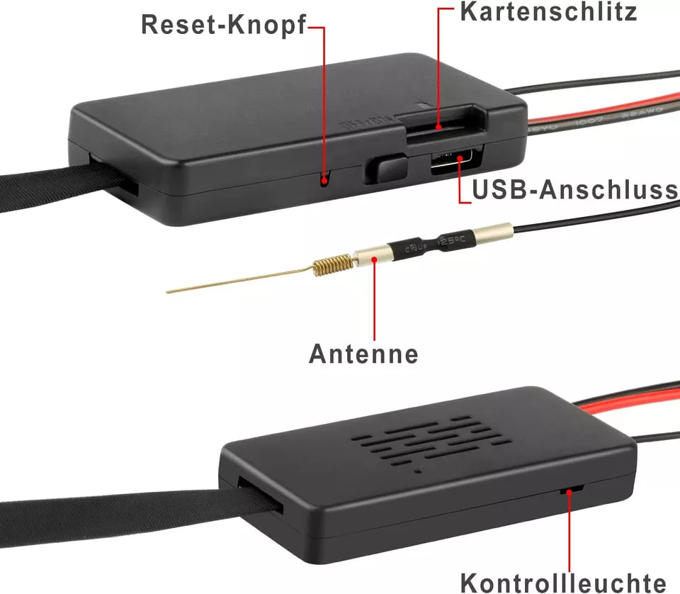 Modul cameră cu antenă — microSD/USB